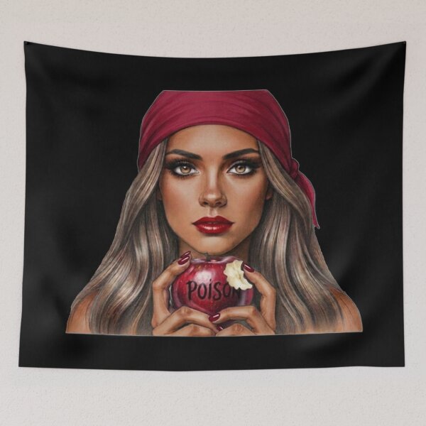 Item preview, Poison Apple Mysterious Editorial Portrait designed and sold by MaRCAStro.