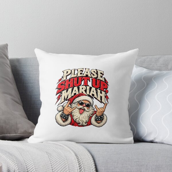 Item preview, Please Shut Up Mariah Cool Santa Funny Christmas Quote designed and sold by LoreneVDesign.