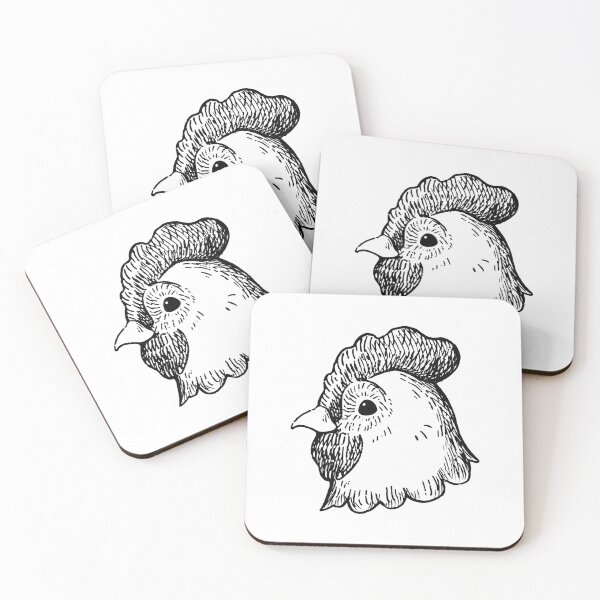 Item preview, Vintage White Chicken (portrait) designed and sold by You Store.