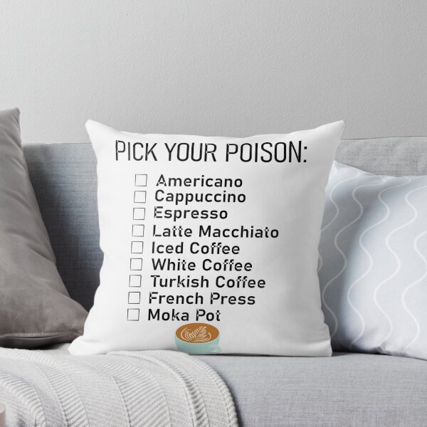 Item preview, Pick Your Poison Coffee Menu Checklist designed and sold by SleepyAvocadoCo.