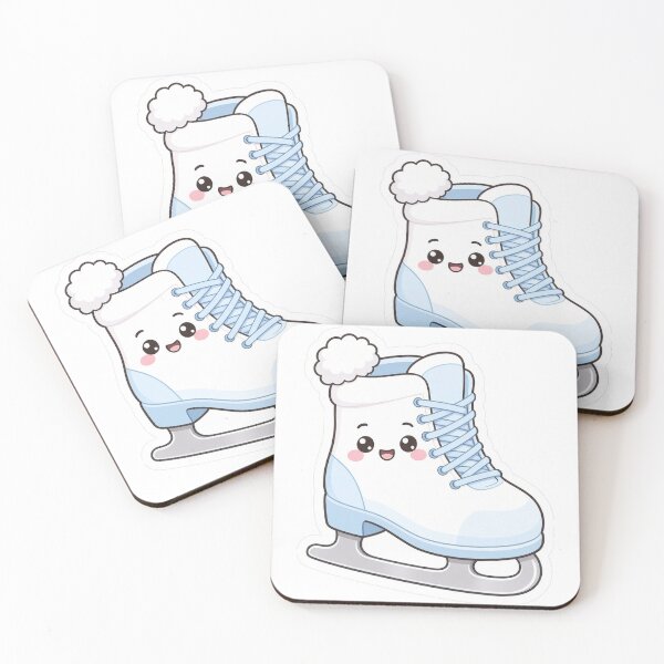Item preview, Happy Little Blue Ice Skate designed and sold by GNDSW-Sticker.
