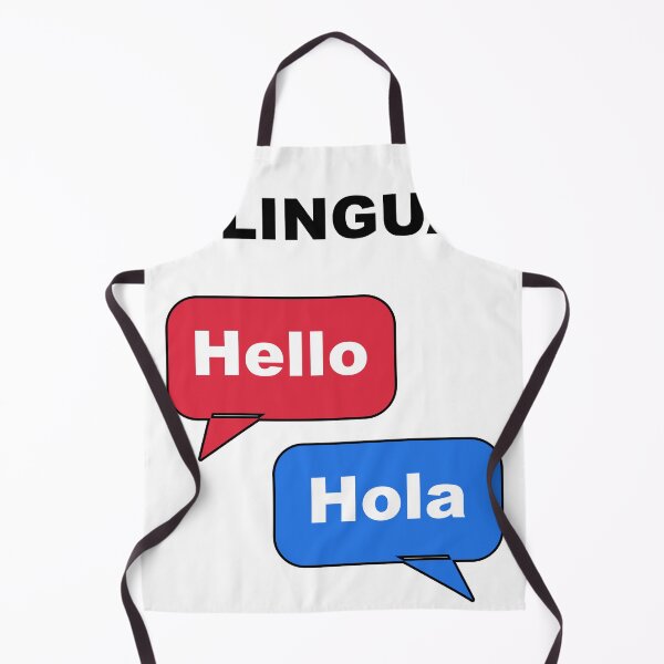 Item preview, Hola bilingüe, burbujas de diálogo, amante de los idiomas designed and sold by SleepyAvocadoCo.