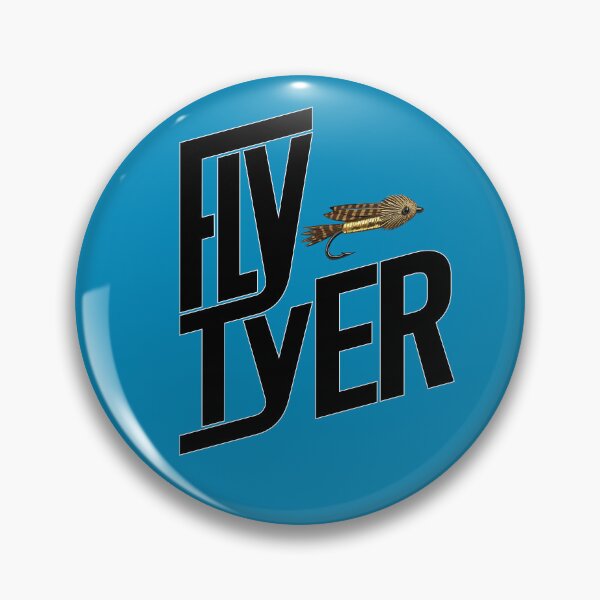 Item preview, Fly tying logo "Fly Tyer" Muddler Minnow trout fly. designed and sold by Art-Horizon.