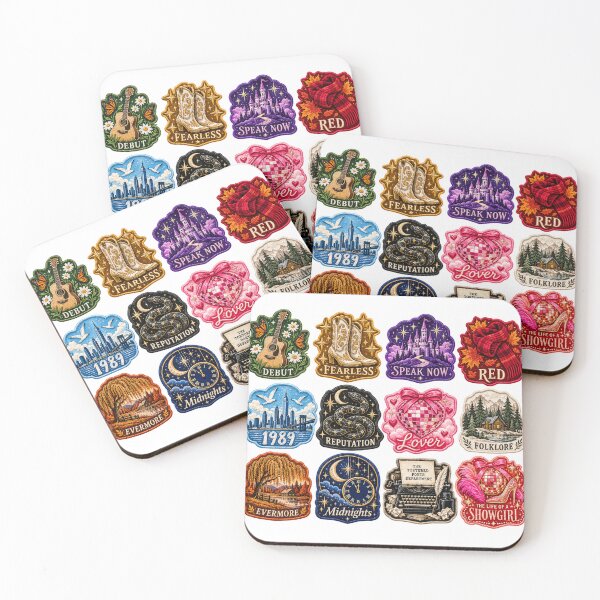 Item preview, 12-Era Embroidered Patch Pack designed and sold by taylorvinyls.