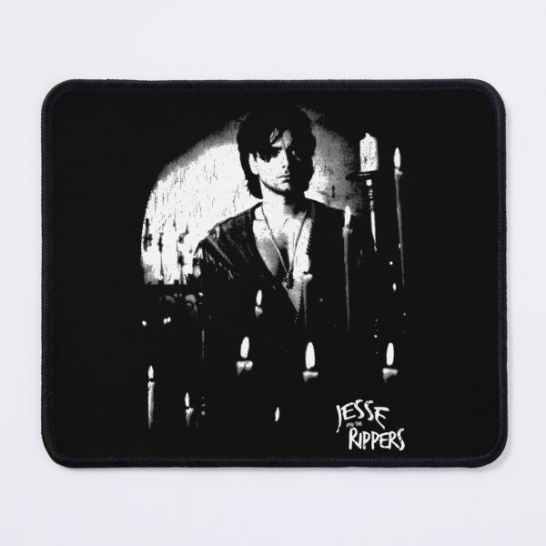 Item preview, Jesse Katsopolis Black White Vintage Rock Portrait designed and sold by AntoniaHarrison.