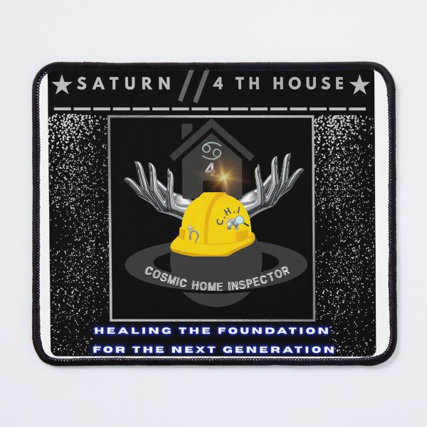 Item preview, Saturn in the 4th House---Cosmic Home Inspector designed and sold by 5thhouseNMVVS48.