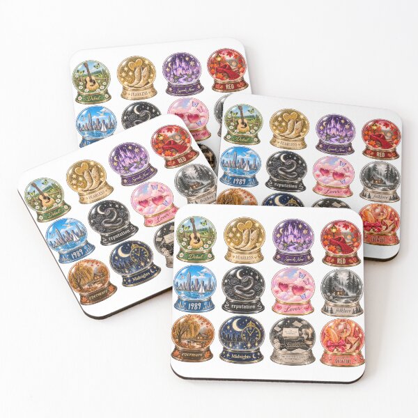 Item preview, 12-Era Embroidered Snow Globe Pack designed and sold by taylorvinyls.