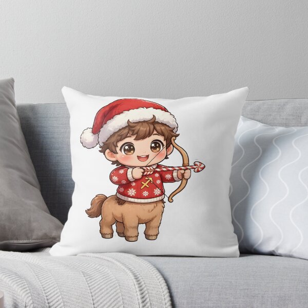Item preview, Cute Chibi Sagittarius Centaur Christmas Sweater designed and sold by Zodiac Celestial Art.