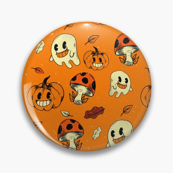 Item preview, Retro Spooky Halloween Pattern Cute Ghost and Pumpkin Art designed by Freepik - Magnific.com designed and sold by Miss Robot Shop.