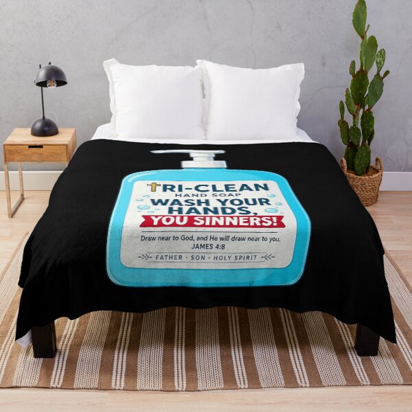 Item preview, Tri-Clean Hand Soap - James 4:8 Wash Your Hands You Sinners designed and sold by plushism.