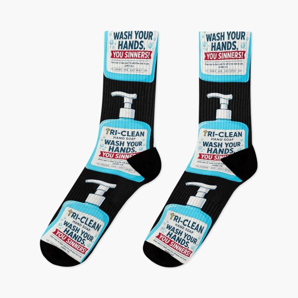 Item preview, Tri-Clean Hand Soap - James 4:8 Wash Your Hands You Sinners designed and sold by plushism.