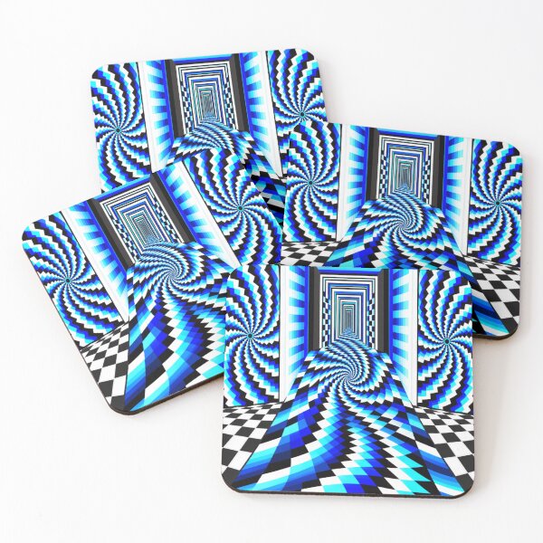 Item preview, Blue Optical Illusion designed and sold by Harmonious Art.