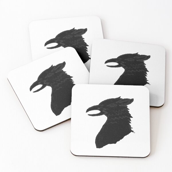 Item preview, Black Griffin Head By Anneka Marie designed and sold by Am Fear Liath Mòr Designs.