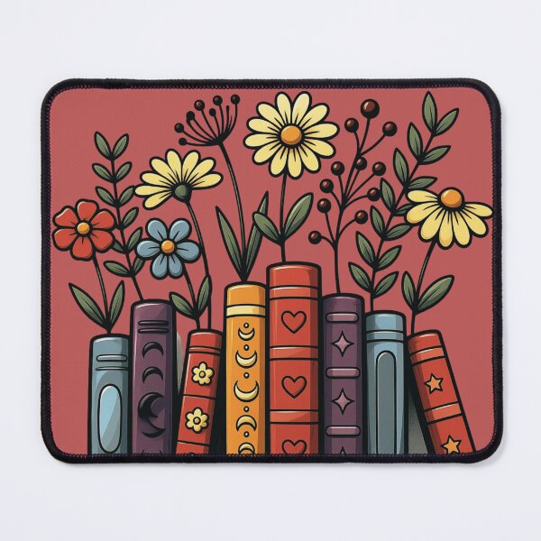 Item preview, Books and Flowers designed and sold by April Long Designs.