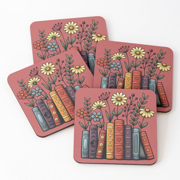 Item preview, Books and Flowers designed and sold by April Long Designs.
