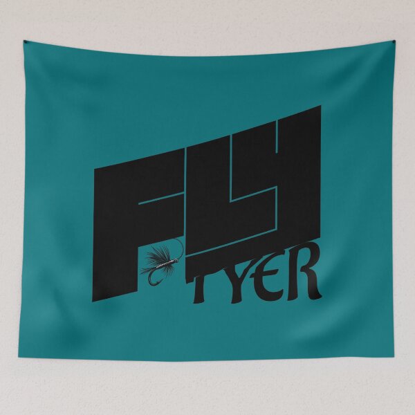 Item preview, Fly tying logo "Fly Tyer" Dry Fly trout fly. designed and sold by Art-Horizon.