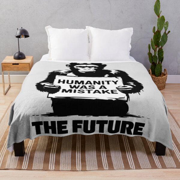 Item preview, Banksy Ape - Humanity was a mistake designed and sold by 123ks.