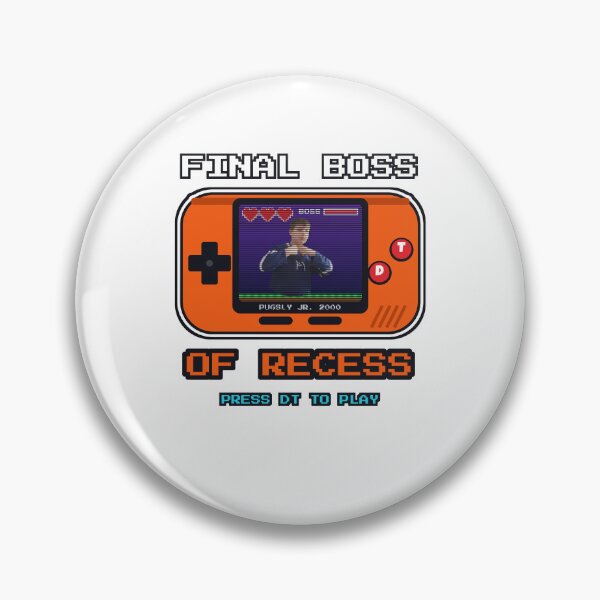 Item preview, Final Boss of Recess Retro Handheld Game Console designed and sold by PugslyJr2000.