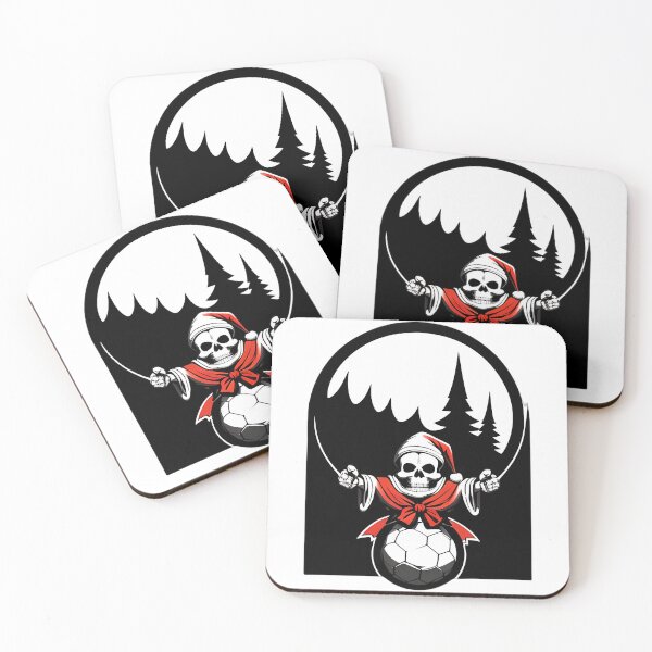 Item preview, Skeleton Santa Soccer Ball designed and sold by For-Cat Studio.
