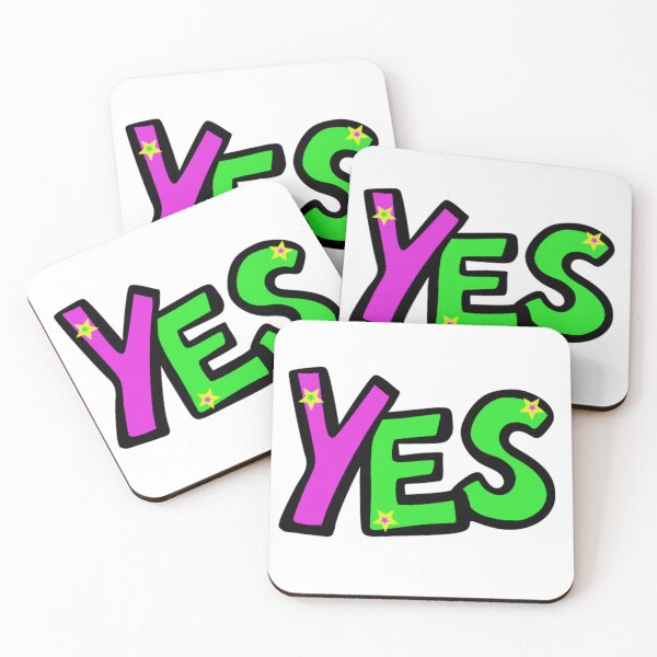 Item preview, Colorful YES Typography - Positive Vibes Comic Lettering designed and sold by PicturePick.