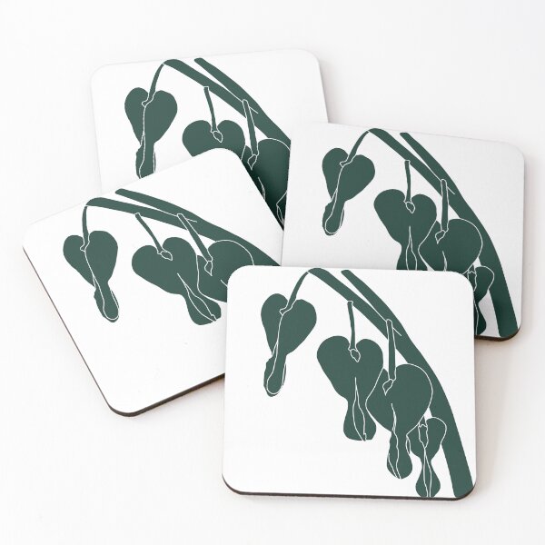 Item preview, Gable Green Bleeding Heart Flower Minimalist Illustration designed and sold by  CharlottePorterArt.