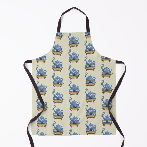 Item preview, The Jasmine Blossom Dragon Tea Shop - Blue Ceramic Set designed and sold by Whimsyduck.