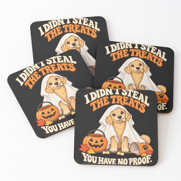 Item preview, I Didn't Steal the Treats – Golden Retriever Ghost designed and sold by Blanczet.