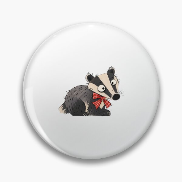 Item preview, Badger in a Festive Bow designed and sold by The-Art-of-D.