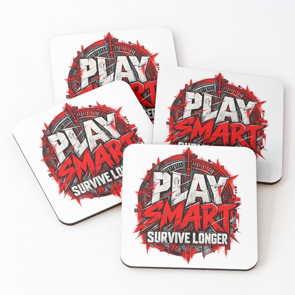 Item preview, Play Smart Survive Longer – Dark Survival Gaming Graphic designed and sold by SaberBastawy9.