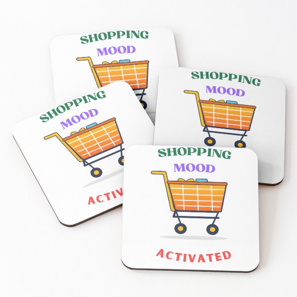 Item preview, Shopping Mood Activated - Colorful Shopping Cart Illustration Design designed and sold by JiderichHub.