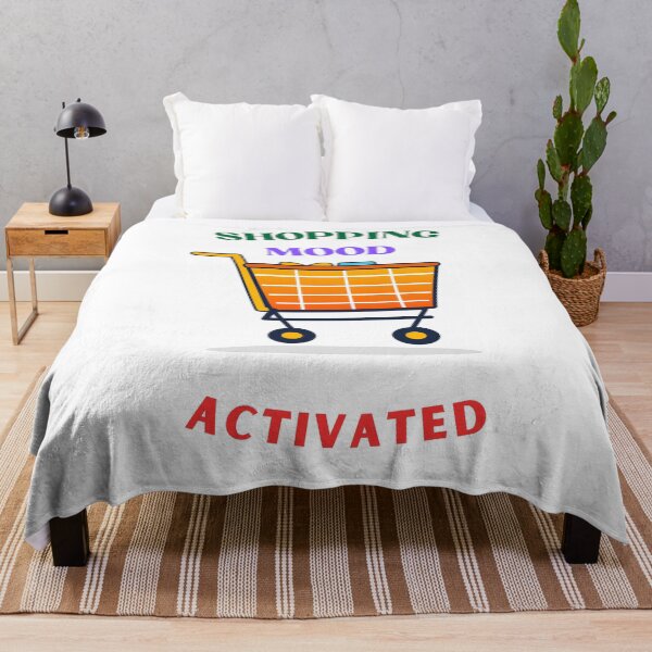 Item preview, Shopping Mood Activated - Colorful Shopping Cart Illustration Design designed and sold by JiderichHub.