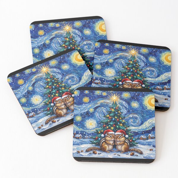 Item preview, Starry Night Chipmunks designed and sold by Tiffany Roy.