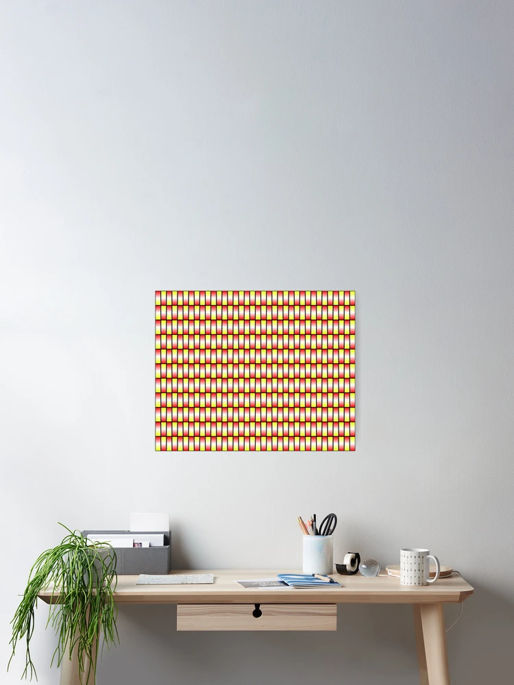 Thumbnail 2 of 3, Poster, Gradient Rectangle Grid Pattern designed and sold by István Beresnyák.