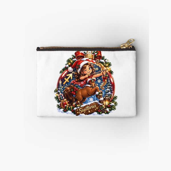 Item preview, Sagittarius Centaur Girl Christmas Bauble Zodiac designed and sold by Zodiac Celestial Art.