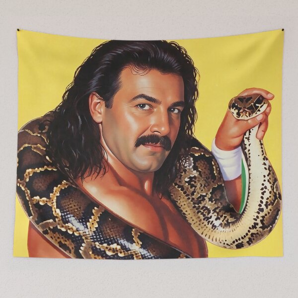 Item preview, Jake The Snake - Airbrushed Wrestling designed and sold by WhoNeedsEnemies.