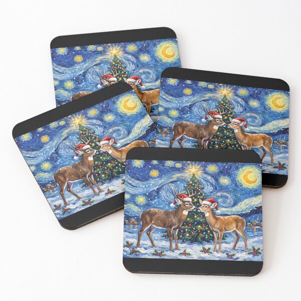 Item preview, Starry Night Deer designed and sold by Tiffany Roy.