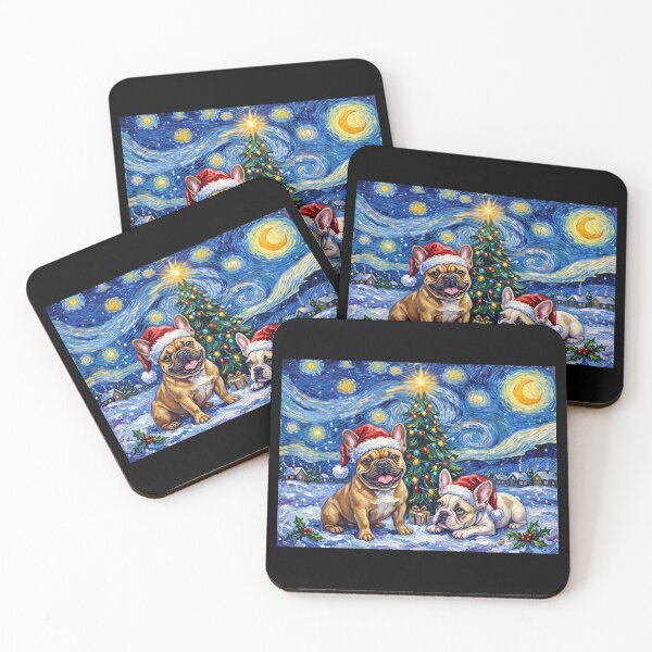 Item preview, Starry Night French Bulldogs designed and sold by Tiffany Roy.
