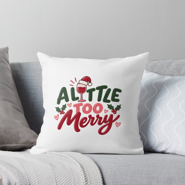 Item preview, A Little Too Merry Christmas Sweatshirt designed and sold by TheFindEdit.