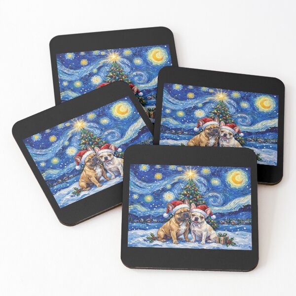 Item preview, Starry Night French Bulldogs designed and sold by Tiffany Roy.
