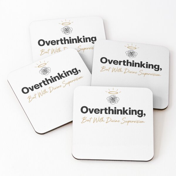 Item preview, Overthinking With Divine Supervision designed and sold by SignumShop.