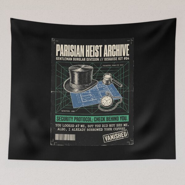 Item preview, Parisian Heist Archive Gentleman Burglar Disguise Kit Parody designed and sold by Mircea786.