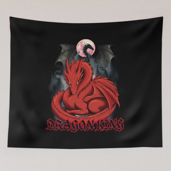 Item preview, Dragon King Fantasy Fire Dragon designed and sold by GoGreenLove.