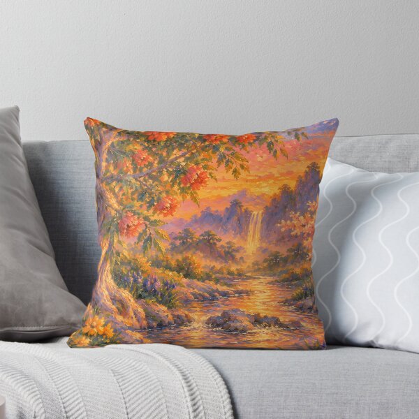 Item preview, Eden at Sunset, Monet style designed and sold by MuchaArt.