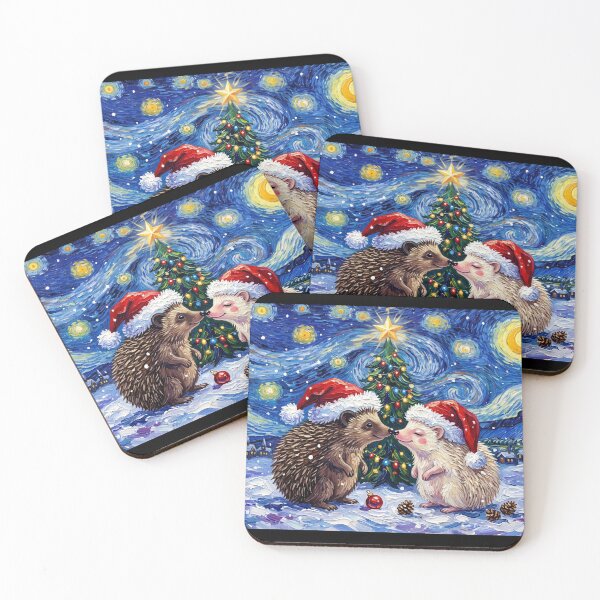 Item preview, Starry Night Hedgehogs designed and sold by Tiffany Roy.