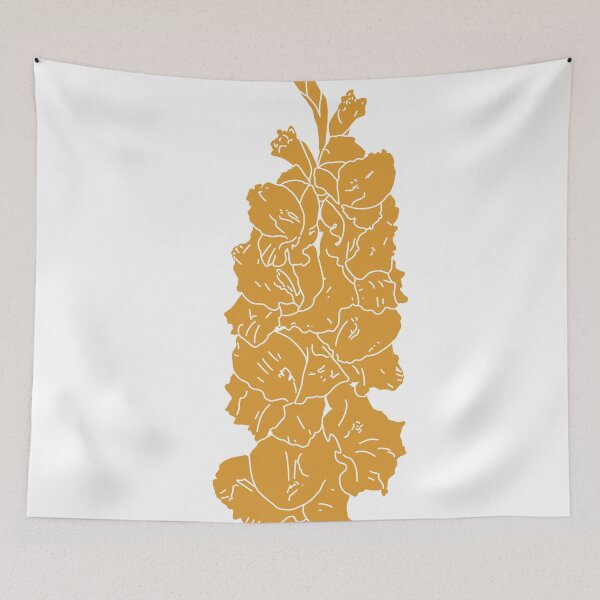 Item preview, Fire Bush Gladiolus Minimalist Botanical Illustration designed and sold by  CharlottePorterArt.