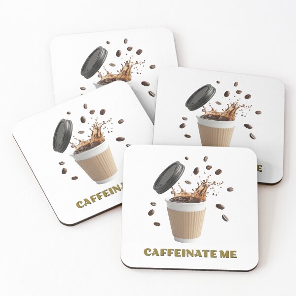 Item preview, CAFFEINATE ME (COFFEE HUMOR) designed and sold by lovewhatyoudo.