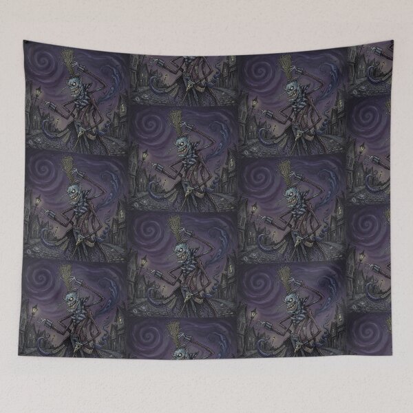 Item preview, The Top Hat creature spooky weird horror art designed and sold by Vintage Designs +.
