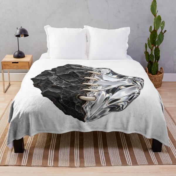 Item preview, The Impossible Seam - Black Stone and Glass Surreal Art designed and sold by Pocket Mood Studio.