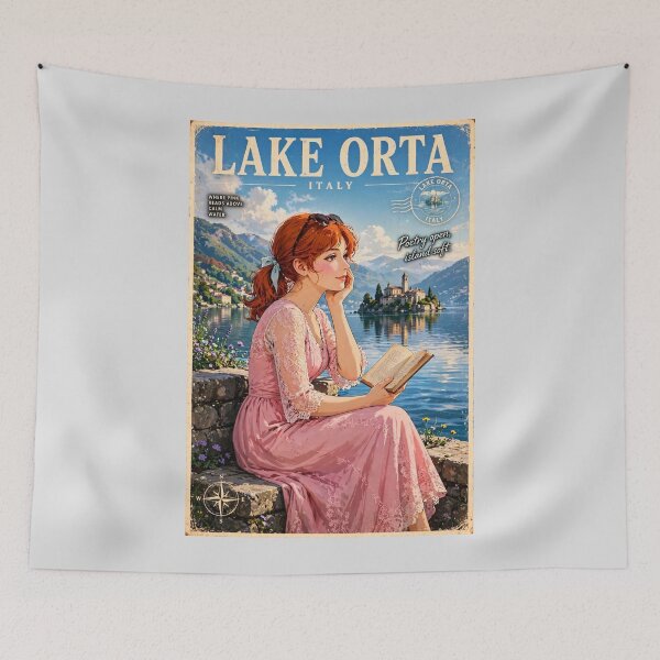Item preview, Italy — Lake Orta — Poetry Beside the Quiet Water designed and sold by DibujandoPorfa.