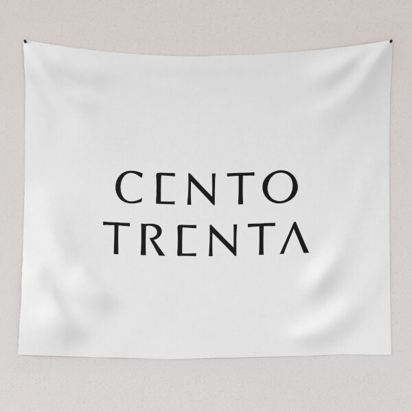 Item preview, Cento Treinta Italian Style Black Minimalist designed and sold by ruuns.
